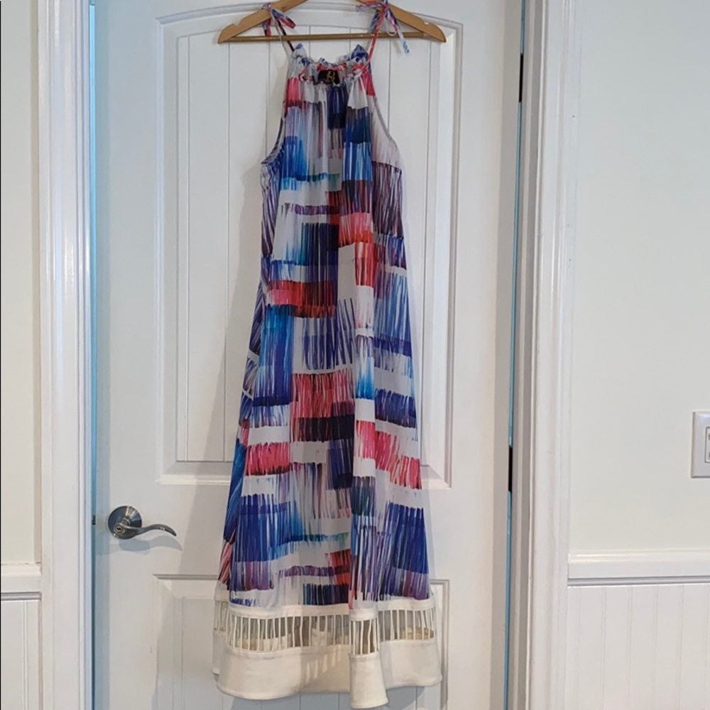 Sachin + Babi Watercolor Maxi Dress